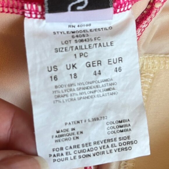 Miraclesuit Hot Pink One Piece Swimsuit - Picture 8 of 9